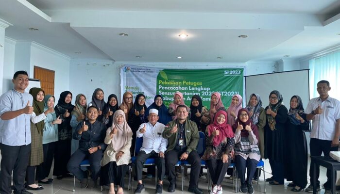 228 Petugas Sensus Pertanian Aceh Tamiang Dilindungi BPJamsostek