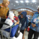 Wali Kota Siantar Bersama Suami Lepas Jamaah Calon Haji Kloter 7