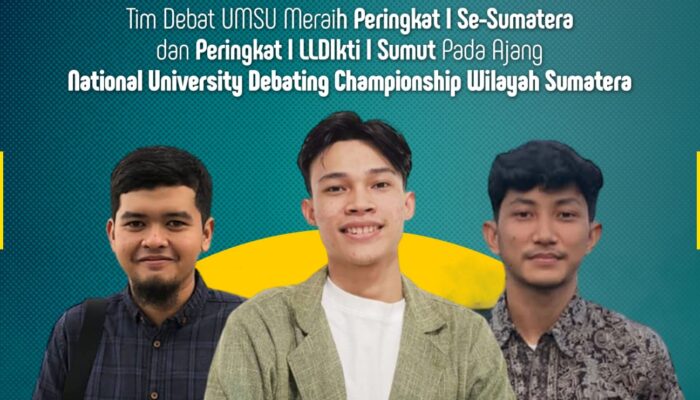 Tim Debat Bahasa Inggris UMSU Terbaik Se-Sumatera