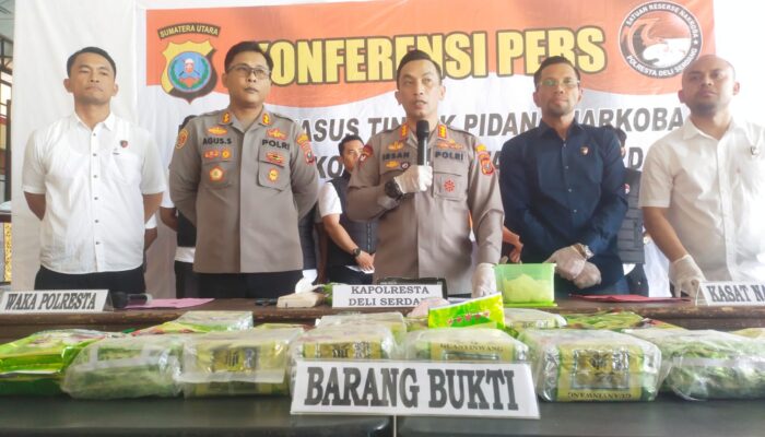 Polresta DS Bongkar Peredaran Narkoba Internasional