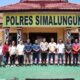 Kapolres Simalungun Bersama Wartawan Ikuti Zoom Meeting