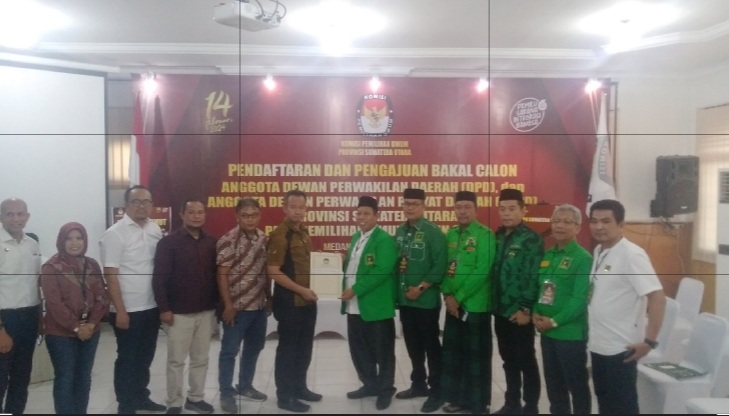 Daftar Ke KPU Sumut, PPP Tegaskan Akan Berjuang Totalitas Menangkan Ganjar
