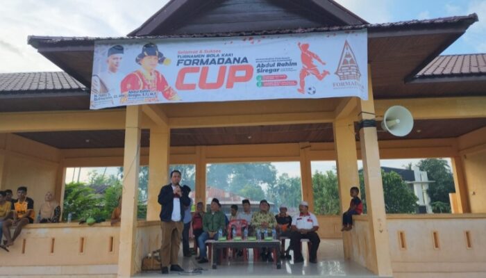 Abdul Rahim Siregar Resmi Buka Turnamen Bola Kaki  Formadana Cup-1