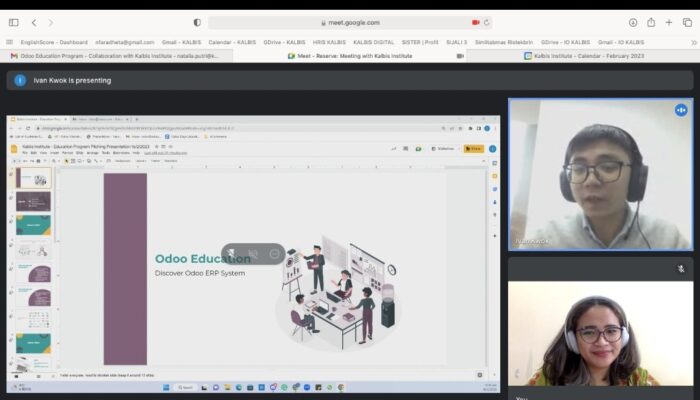 Kolaborasi dengan Odoo, Kalbis Institute Kembangkan Bisnis ERP Berbasis Digital