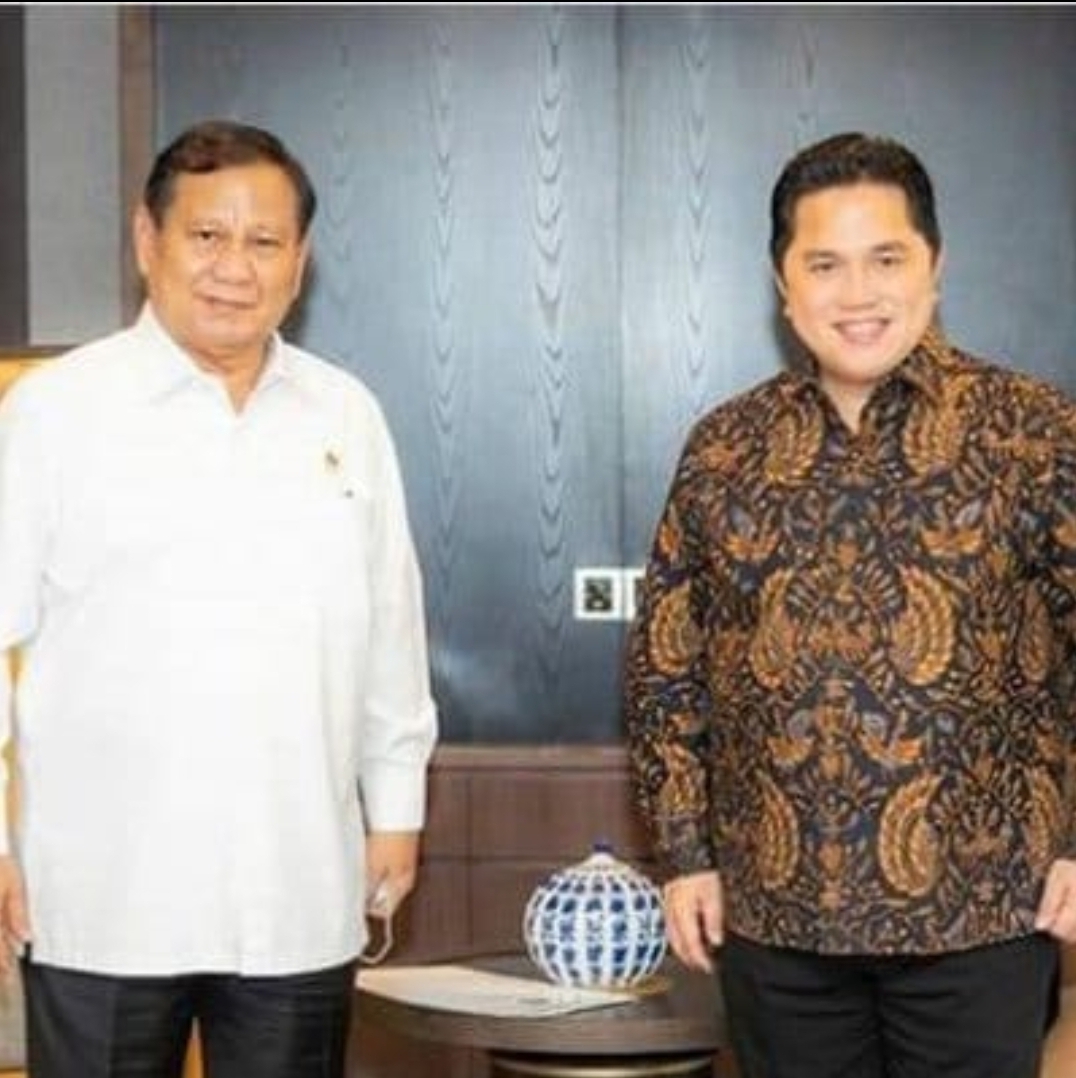 Pasangan Prabowo-Erick Punya Elektabilitas Tinggi