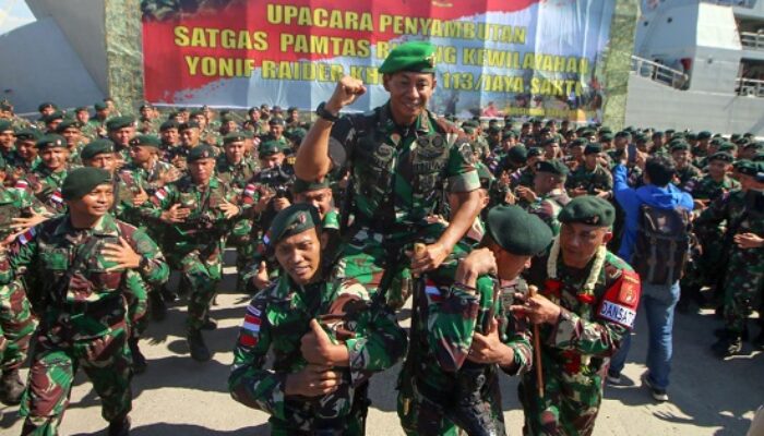 399 Prajurit Yonif RK 113/JS Kembali Dari Papua