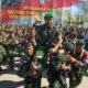 Kepulangan sebanyak 399 prajurit TNI Yonif RK 113/Jaya Sakti, Rabu (24/5) pagi, turut disambut Pangdam IM Mayjen TNI Novi Helmy Prasetya, di Pelabuhan Krueng Geukueh, Kabupaten Aceh Utara. Waspada/ist