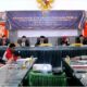 Saat sidang kedua laporan pelanggaran kode etik penyelenggara Pemilu yang dilakukan Komisioner KIP Aceh Tenggara di Kantor Panwaslih Aceh, Kota Banda Aceh, Senin (8/5). Waspada/Ist