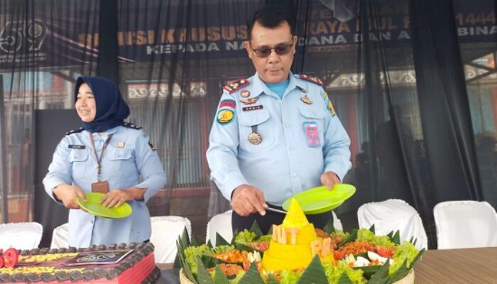 Lapas Narkotika Kelas IIA Pematangsiantar Gelar Syukuran HBP Ke-59