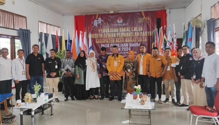 Hari Kesepuluh, Baru Hanura Daftarkan Bacaleg Ke KIP Abdya