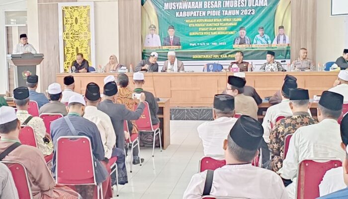 Pj Bupati Pidie Buka Mubes MPU