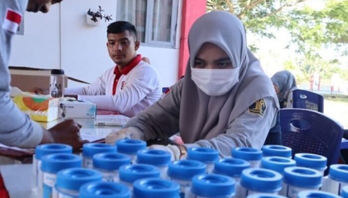 Hindari Narkoba, Petugas Lapas IIB Meulaboh Tes Urine
