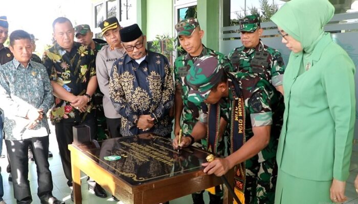 Pangdam IM Kunjungi Makodim 0104/Atim