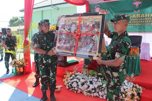 Pangdam IM Kunjungi Makodim 0104/Atim