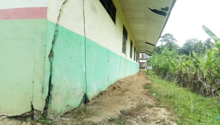 Gedung SDN 057771 Ancam Keselamatan Siswa