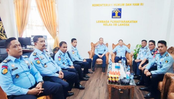 Plh Kakanwil Kemenkumham Aceh Sambangi Lapas Kelas IIB Langsa