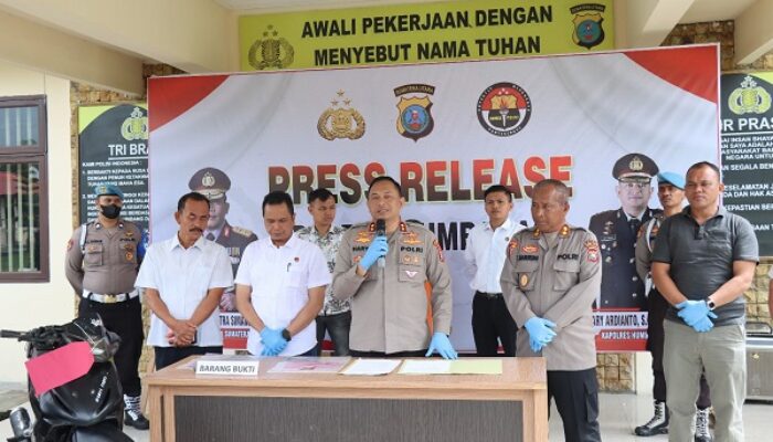 Polres Humbahas Tangkap Residivis Ranmor