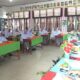 Kepala SMAN 1 Angkola Barat Salamat Siregar SPd, MPd saat membuka peningkatan kompetensi siswa dengan agenda pelatihan jurnalistik sekolah, Selasa (16/5). Waspada/Mohot Lubis.