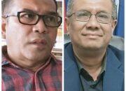 Ketua DPD PAN Nasrul Syam, dan Ketua DPD Partai NasDem, Kabupaten Pidie Fadhlullah TM Daud. Waspada/Muhammad Riza