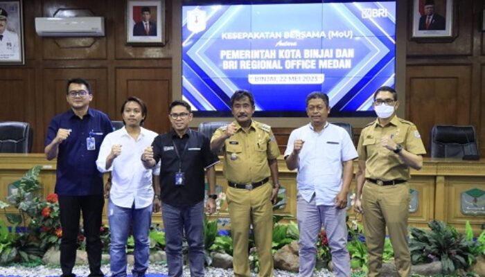 Pemko Binjai Tandatangani MoU Dengan BRI