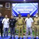 Wali Kota Binjai Drs H Amir Hamzah bersama rombongan PT BRI. Waspada/Ist