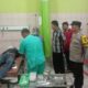 Suhendri korban pembacokan kini masih tak sadarkan diri dirawat di Rumah Sakit Djoelham Binjai. Waspada/Ist