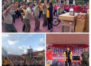 TNI-POLRI Bersama Pemkab Toba Gelar Olahraga Bersama