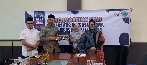 Program Studi Hubungan Internasional Universitas Potensi Utama (UPU) Medan saat melaksanakan external benchmarking ke Program Studi Hubungan Internasional Universitas Almuslim (Prodi HI Umuslim), Bireuen, Aceh. Waspada/ist