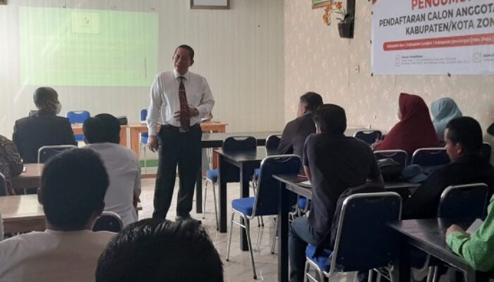 Timsel Calon Anggota Bawaslu Zona I Sosialisasi Pendaftaran Di Simalungun