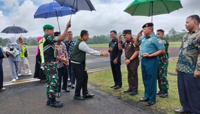 Ketua Tim Wasev Pantau TMMD Simeulue