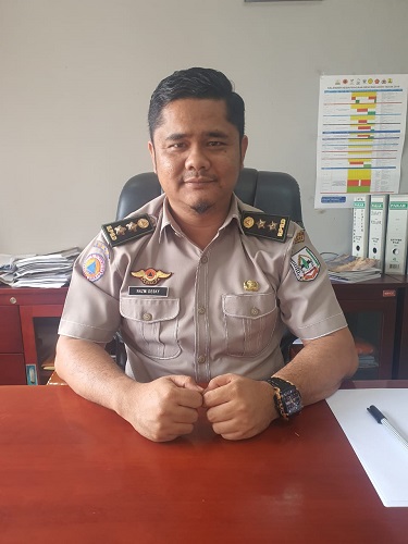 Kalaksa Badan Penanggulangan Bencana Daerah (BPBD) Agara, Nazmi Desky, SKM. Waspada/Ist
