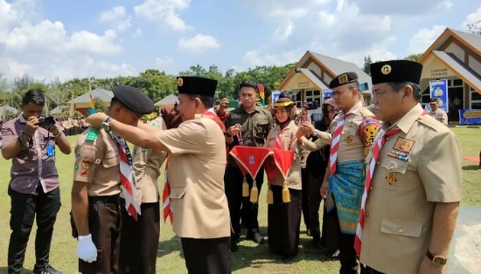 Ka Mabicab DS Buka Raimuna Cabang VIII Gerakan Pramuka