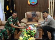 Perkuat Sinergitas, Kapolres Simalungun Terima Kunjungan Danyonif 122/TS
