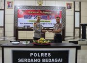 Wakapolres Sergai Naik Pangkat Pengabdian Jadi AKBP