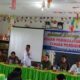 KADIS Pendidikan Humbahas, Jonny Gultom saat membuka pelatihan peningkatan kompetensi tenaga pendidik. Waspada/Ist