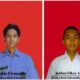 Dua pelajar MAN Aceh Singkil Aldo Firnando dan Jaidan Fikra Annabil, pemenang OSN 2023 tingkat kabupaten. WASPADA/ist.