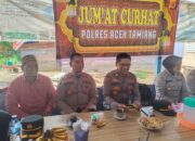 Polres Aceh Tamiang Tampung Aspirasi Tomas Dan Warga Sekerak Kanan