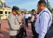 Kapolres Langsa Cek Kesiapan Personel, Senpi Dan Sarana Operasional