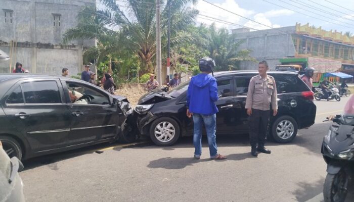 Dua Mobil Laga Kambing, 4 Kritis 4 Luka-luka