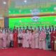MASYARAKAT Bayur, yang tergabung dalam Ikatan Keluarga Bayur (IKB) Kota Medan, foto bersama pada acara Silaturahmi Akbar, sekaligus Halalbihalal Idul Fitri 1444 H. Waspada/Ist