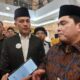 KETUA Umum PSSI yang juga Menteri BUMN, Erick Tohir (kanan) bersama Wagubsu H. Musa Rajekshah. Waspada/Ist