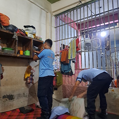 KPR Rutan Labuhandeli Geledah Kamar Hunian WBP
