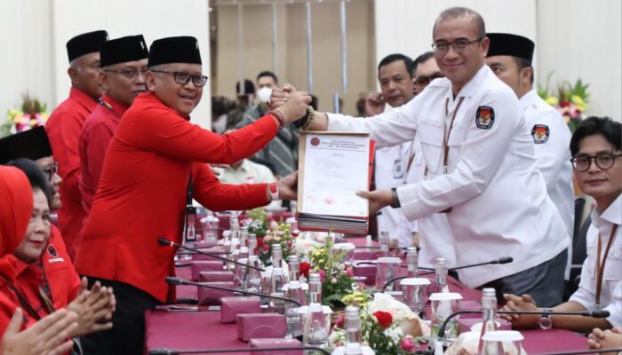PDIP Resmi Daftarkan 580 Bacalegnya Ke KPU
