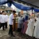 WAKIL Gubernur Sumatera Utara Musa Rajekshah menyapa warga sebelum peresmian gedung Perpustakaan Daerah (Pusda) Kabupaten Dairi, yang diberi nama Perpustakaan Raja Naga Jambe di Taman Rekreasi Sidikalang, Kamis (4/5). Waspada/ist