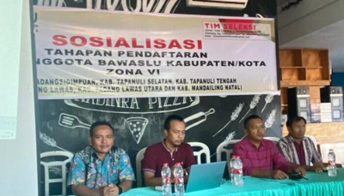 Timsel Buka Pendaftaran Calon Bawaslu Kab/Kota Zona VI 