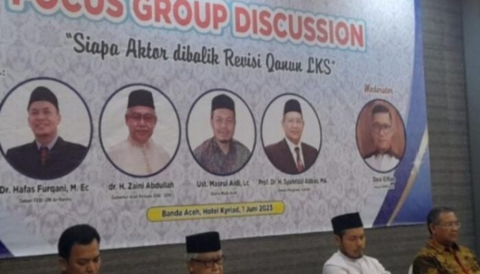 Abu Doto: Pj Gubernur Dan Ketua DPRA Aktor Di Balik Rencana Revisi Qanun LKS