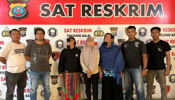 Polres T. Balai Tangkap Empat Tersangka Perdagangan Orang Antar Negara