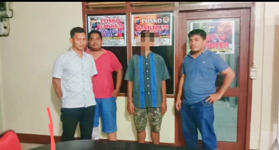 Polres Tapsel Tangkap Tersangka Perambah Hutan