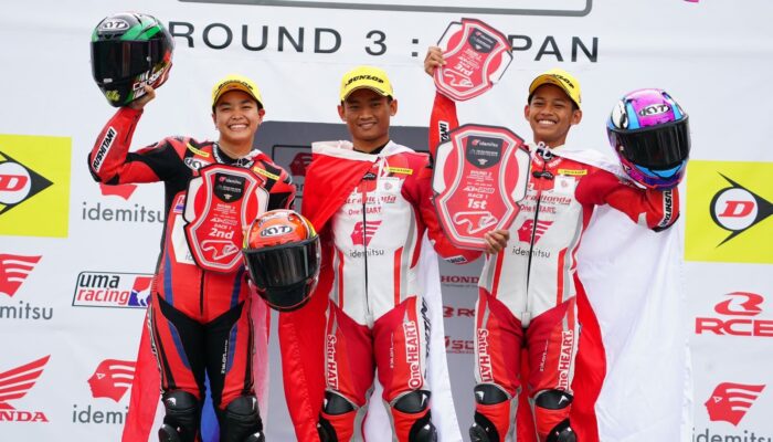Pebalap AHRT Dominasi Podium ARRC Jepang
