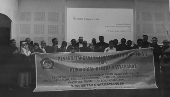 Dosen Fakultas Ekonomi Dan Bisnis UndharJalin Kerja Sama Dengan PT. Toba Pulp Lestasi